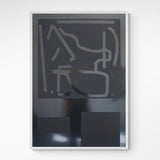 Kunst100 Hola i Chau La casa de las piedras 05 Frame White Weiß