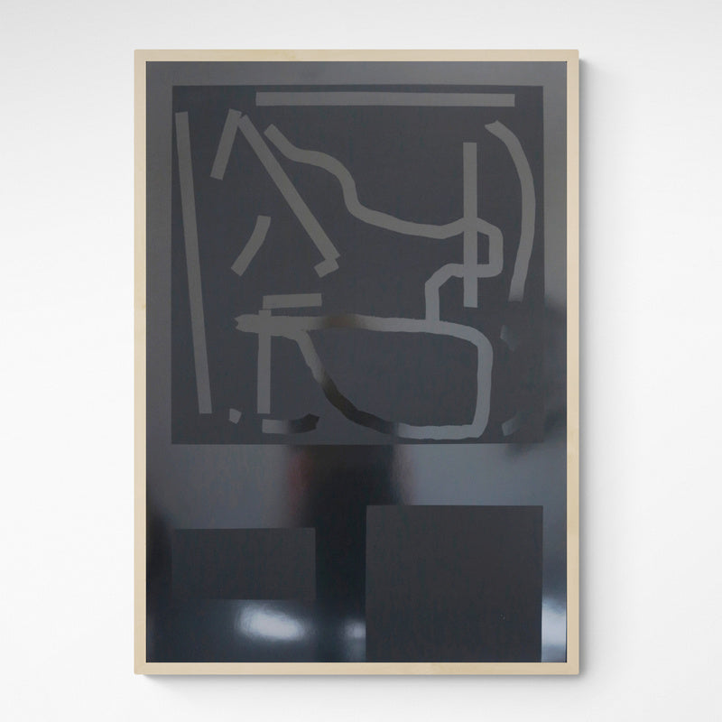 Kunst100 Hola i Chau La casa de las piedras 05 Frame Wood Fichte