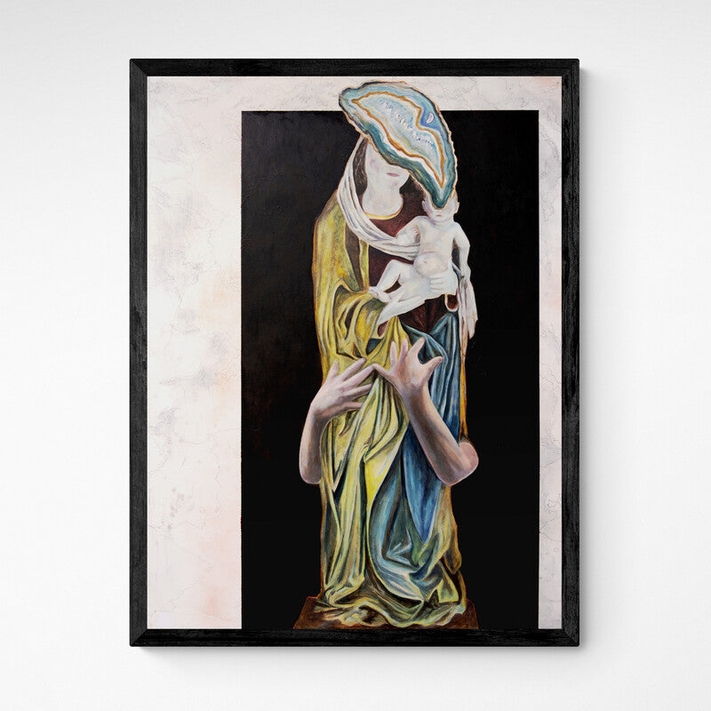 Kunst100 Jonathan Esperester Mariä Frame Black Schwarz Schwarz