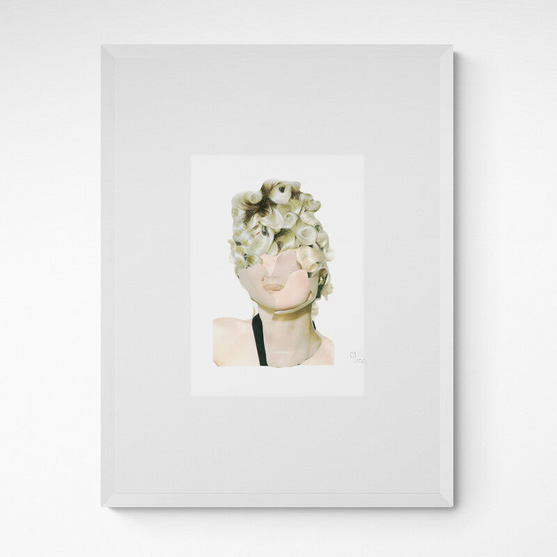 Claudia Tyborski Deconstructed Portrait- Curls Kunst100
