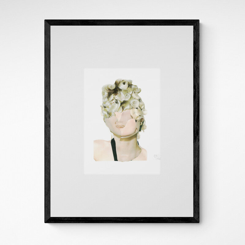 Claudia Tyborski Deconstructed Portrait- Curls Kunst100