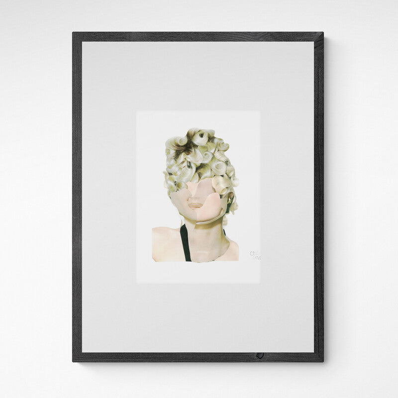 Claudia Tyborski Deconstructed Portrait- Curls Kunst100