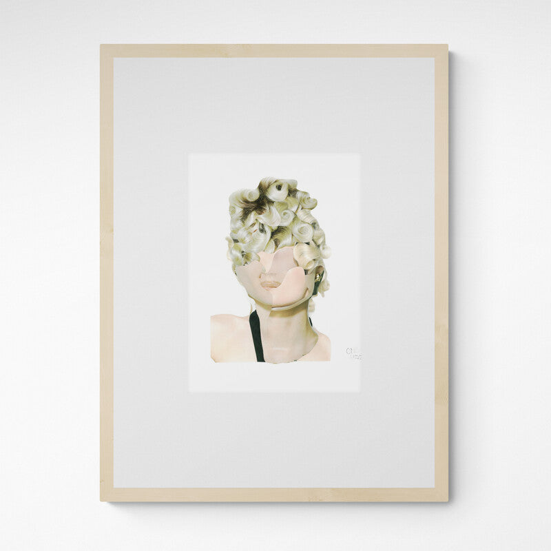 Claudia Tyborski Deconstructed Portrait- Curls Kunst100