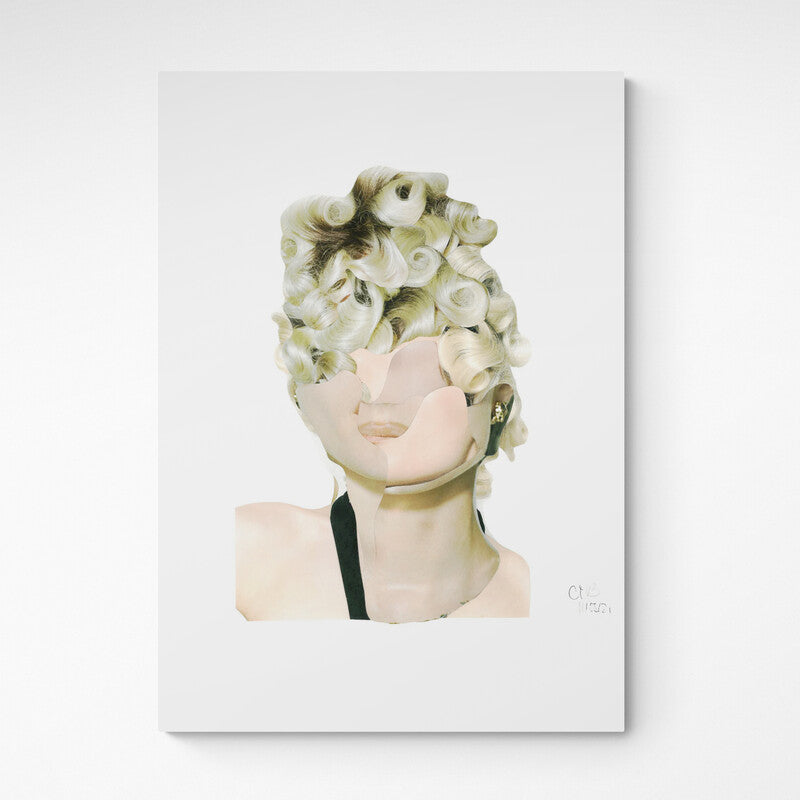 Claudia Tyborski Deconstructed Portrait- Curls Kunst100