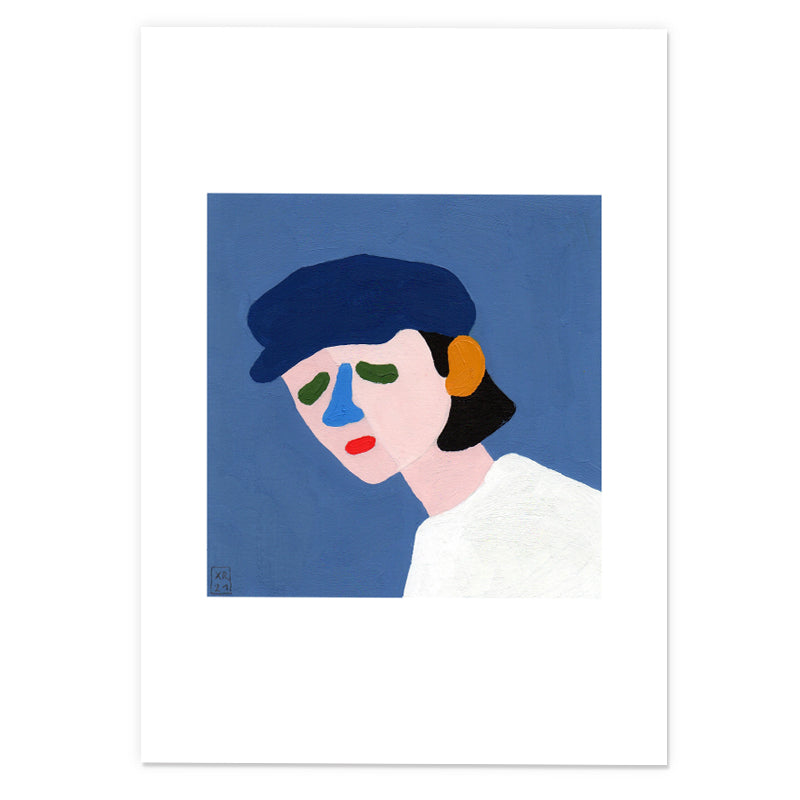 Xènia Ruiz Blue Gray Kunst100 Grau