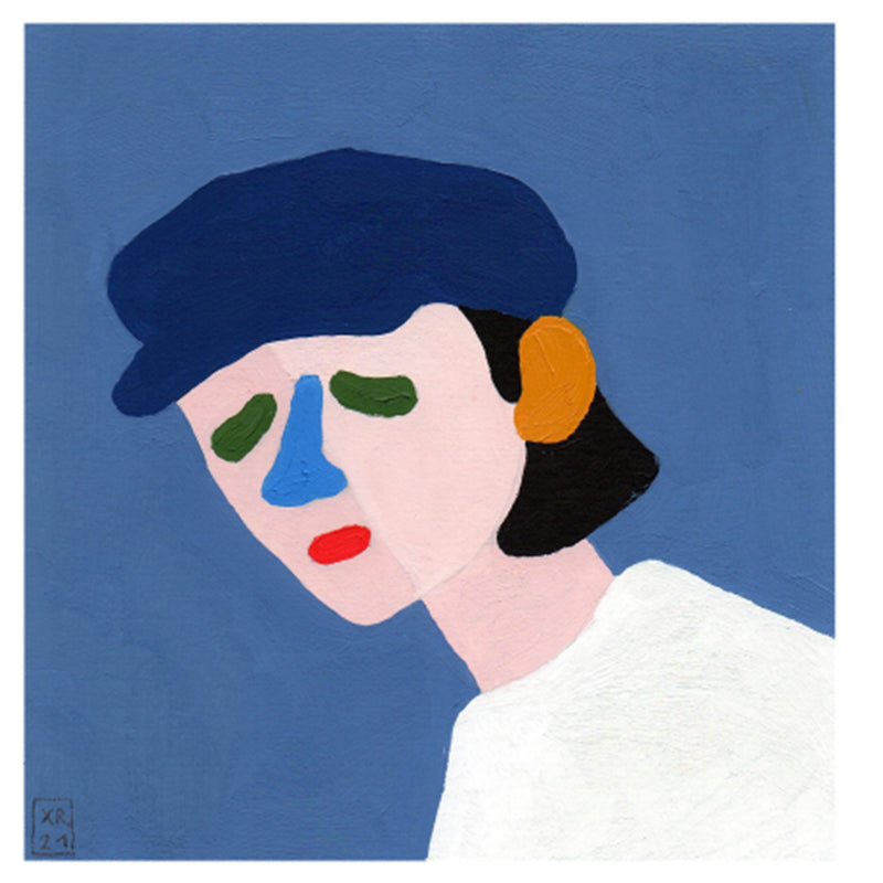 Xènia Ruiz Blue Gray Kunst100 Grau