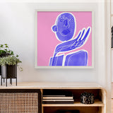 BIAS BLUE MAN Kunst100 Interior