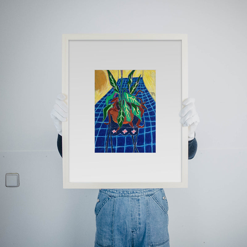 Xènia Ruiz Mom`s plant II Kunst100 Rahmen