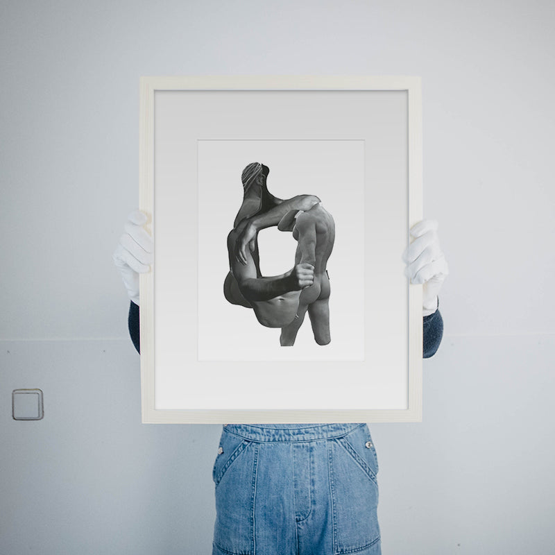 Claudia Tyborski Deconstructed Bodies 'Circle' Kunst100 Rahmen