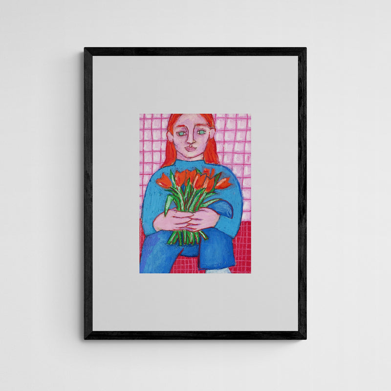 Orange tulips