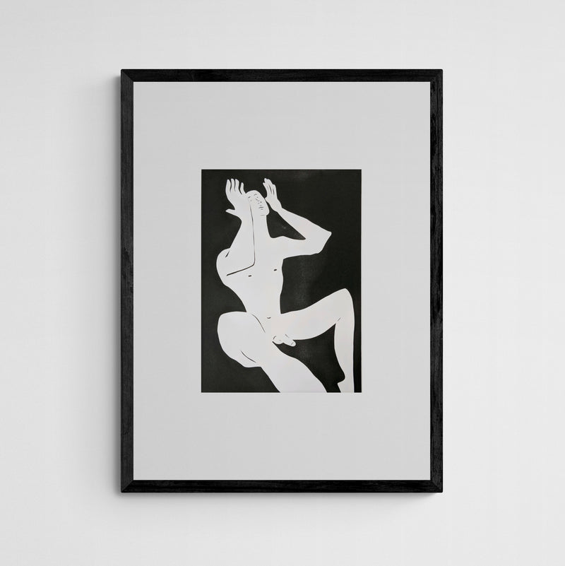 Ernst van Hoek Potters Flower II Frame Black Schwarz