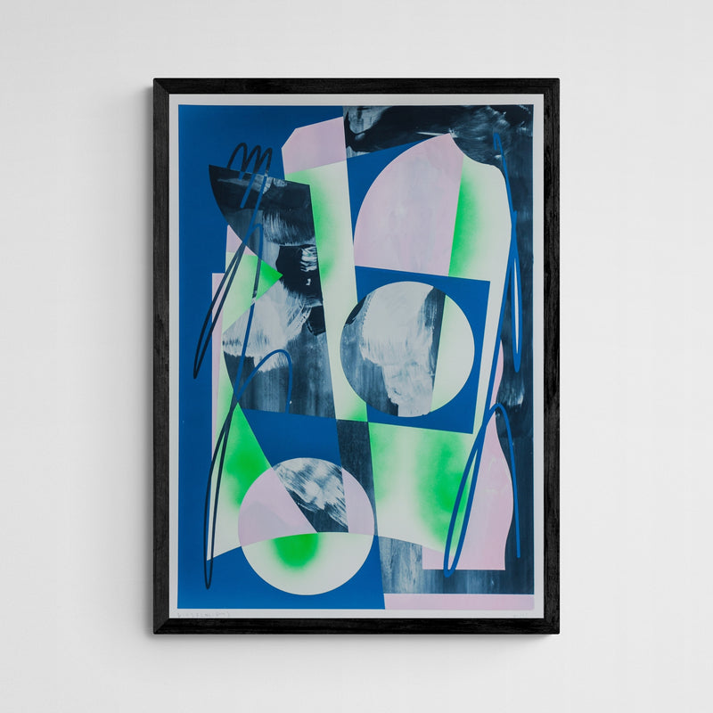 Roberto Rivadeneira Variable Monotypes Frame Black Schwarz