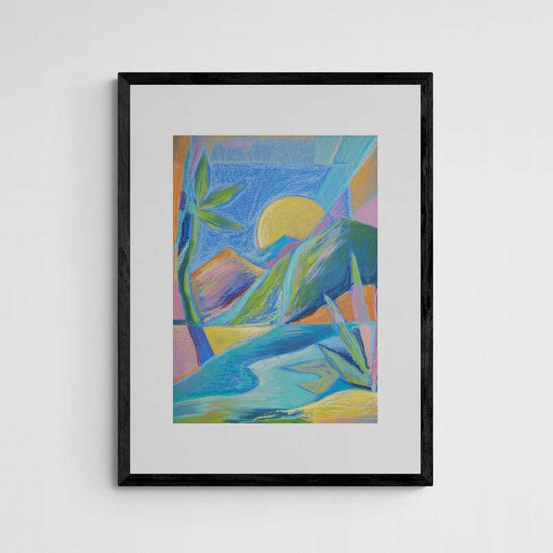 Gamze Yalçin Landscape  Frame Black Schwarz