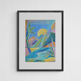 Gamze Yalçin Landscape  Frame Grey Grau