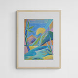 Gamze Yalçin Landscape  Frame Wood Holz