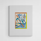 Gamze Yalçin Blau Frame White Weiß