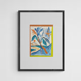 Gamze Yalçin Blau Frame Grey Grau