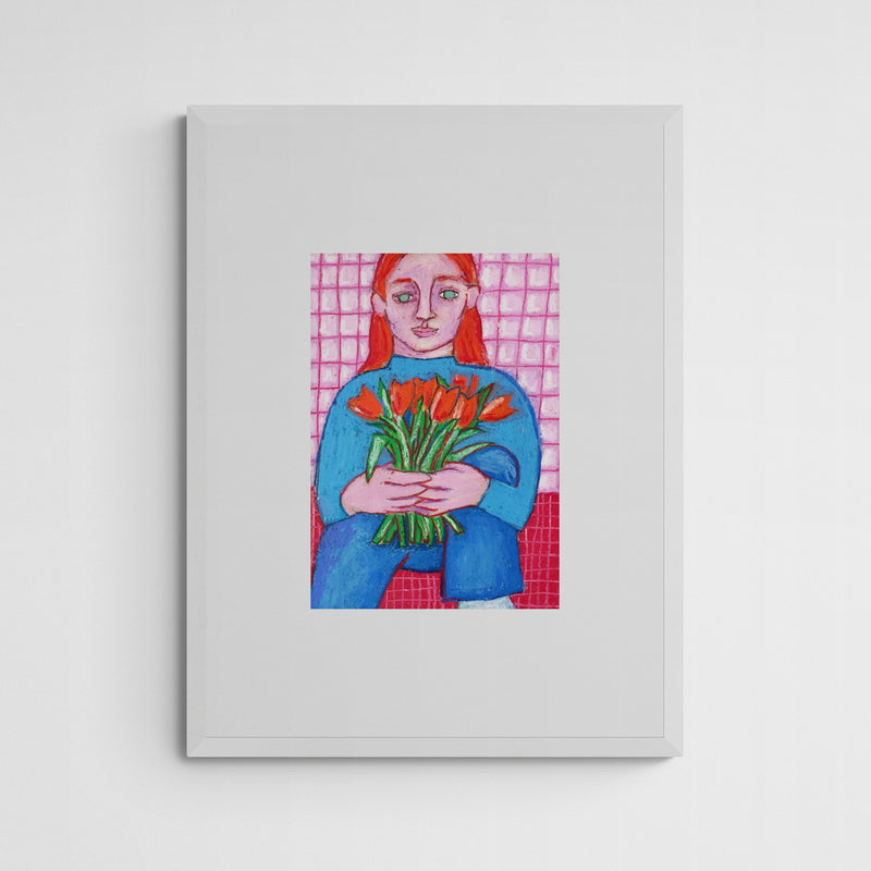 Orange tulips