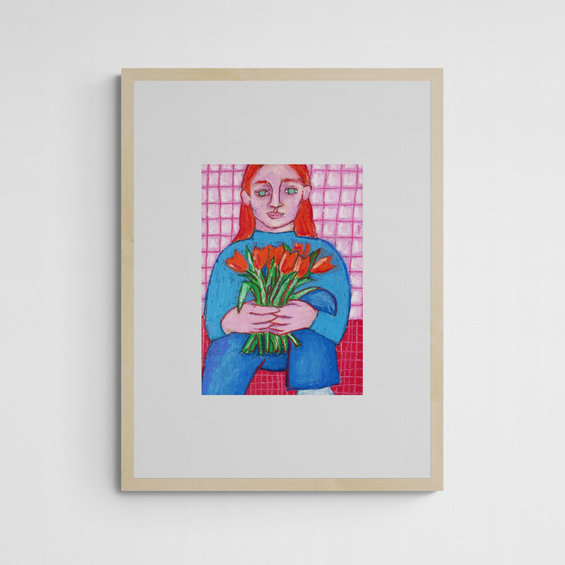 Orange tulips