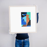 Roberto Rivadeneira Jungle study 001 Kunst100 Rahmen