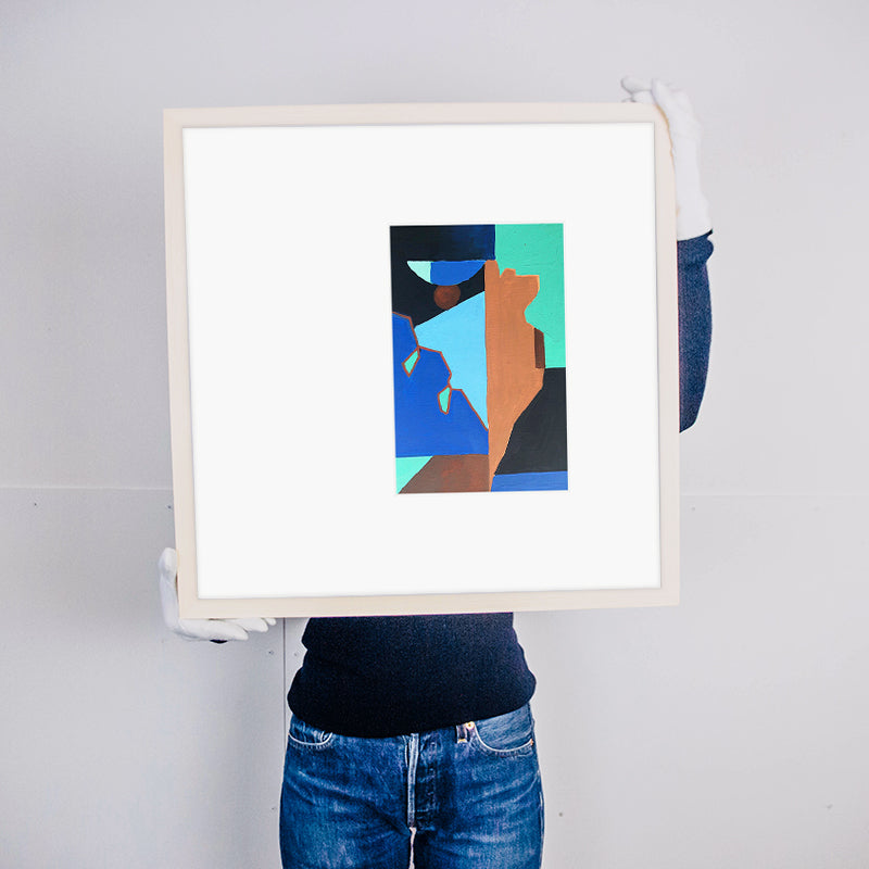 Roberto Rivadeneira Jungle study 001 Kunst100 Rahmen