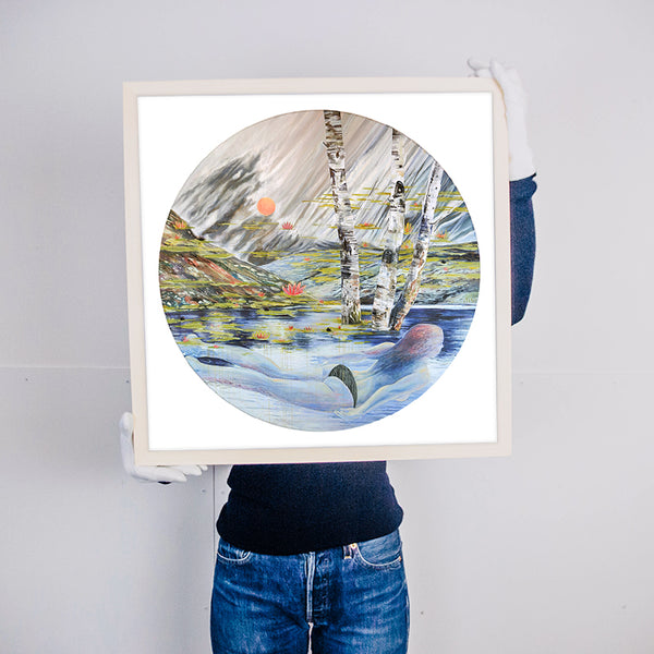 Jonathan Esperester Froschkönigin Kunst100 Rahmen