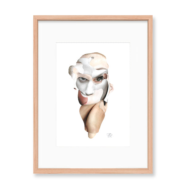 Claudia Tyborski Deconstructed Portrait - Hypnosis Kunst100 Fichte