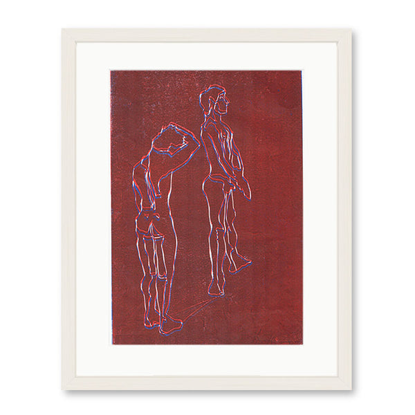Johanna Grotzke Transfermedium Rot Kunst100 Weiß