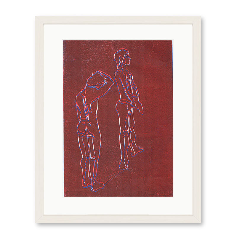 Johanna Grotzke Transfermedium Rot Kunst100 Weiß