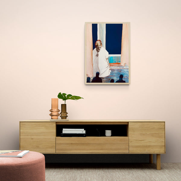 Kunst100 Johanna von Oldershausen Die Wellen - Modifizierte Serie, Spraypaint auf Hahnemühle Interior