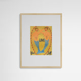 marta morientes Love Yourself <3  Frame Wood Holz