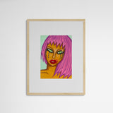Daniela Torres She Cries Quickly... Frame Wood Holz