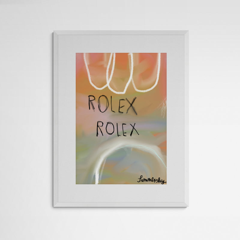 Ivan Summersky  ROLEX ROLEX Frame White Weiß