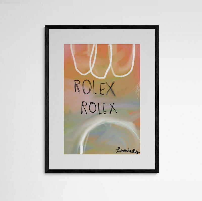 Ivan Summersky  ROLEX ROLEX Frame Black Schwarz