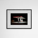 Sebastian Steimel The mandatory gas station Frame Grey Grau