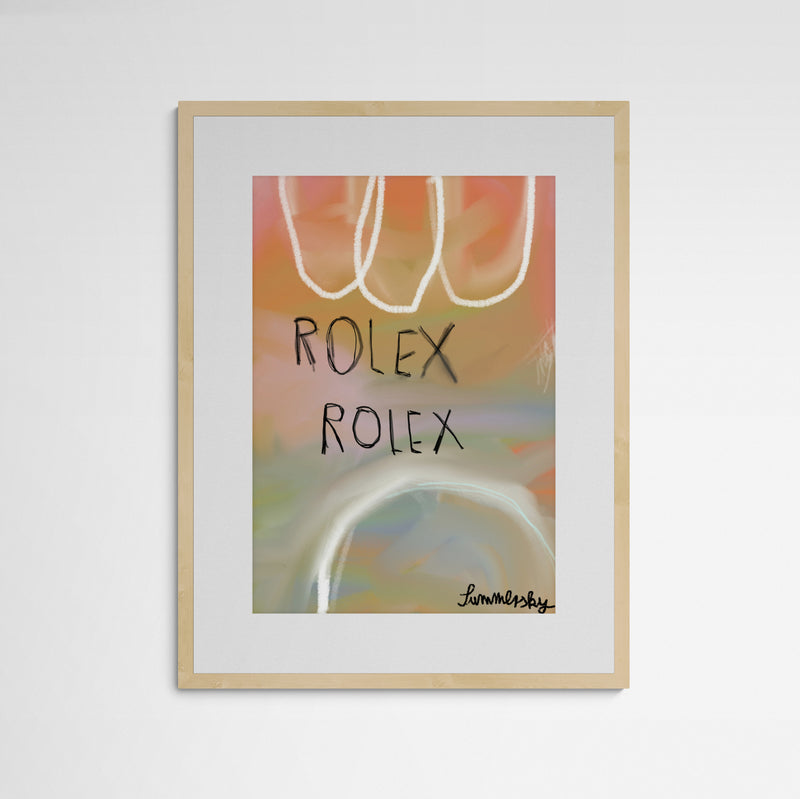 Ivan Summersky  ROLEX ROLEX Frame Wood Holz