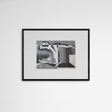 Johanna Grotzke transp. medium sepia gradient puzzle  Frame Black Schwarz