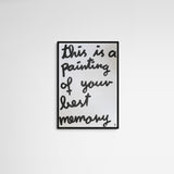 David Vincent Stoll best memory Frame Black Schwarz