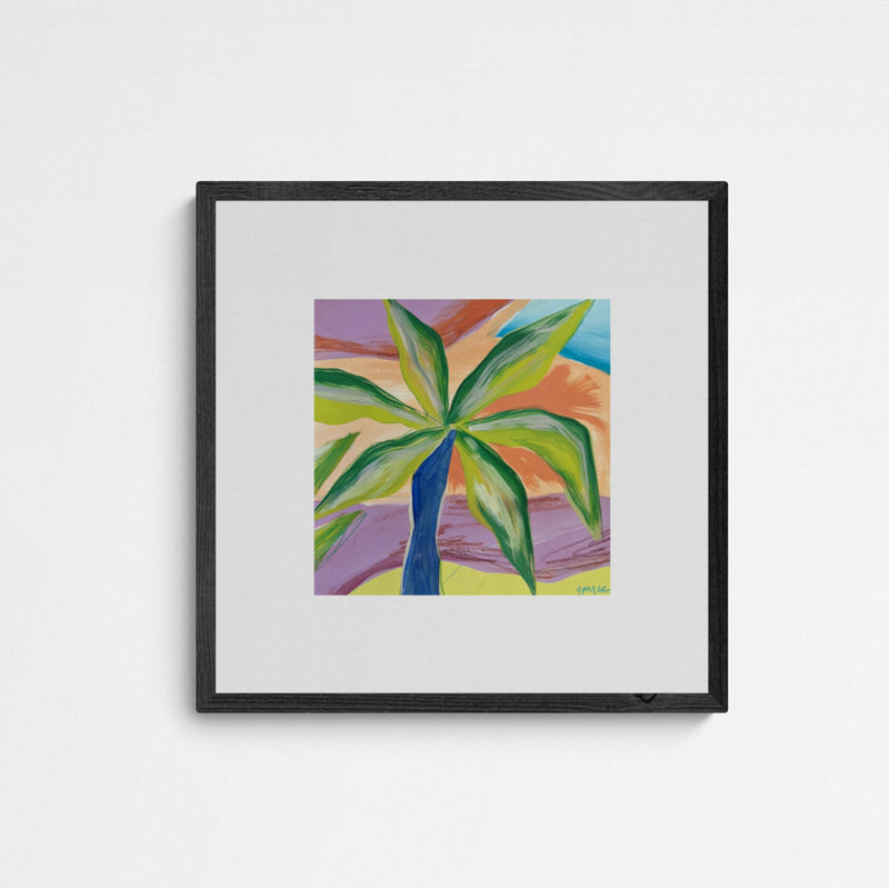 Gamze Yalçin Palm Frame Grey Grau