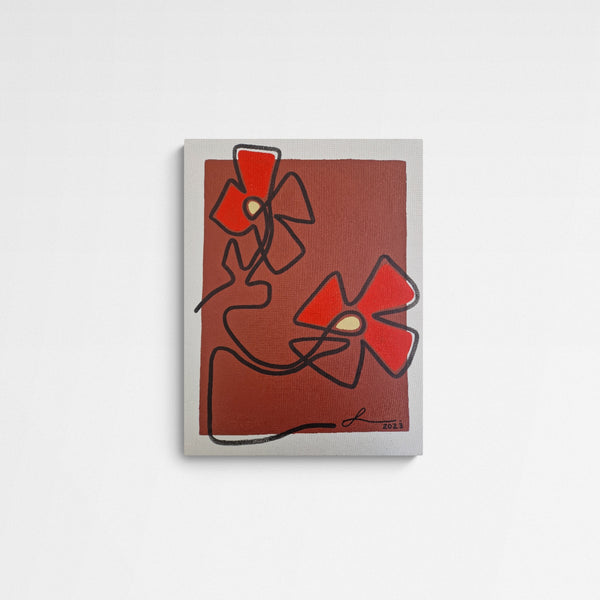 ATELIER N°9 by Lily Gehrke Two Red Poppies Main Image Square