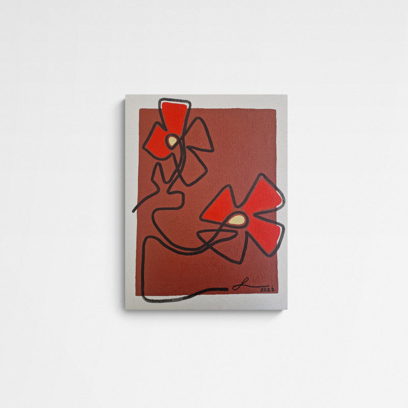 ATELIER N°9 by Lily Gehrke Two Red Poppies Main Image Square