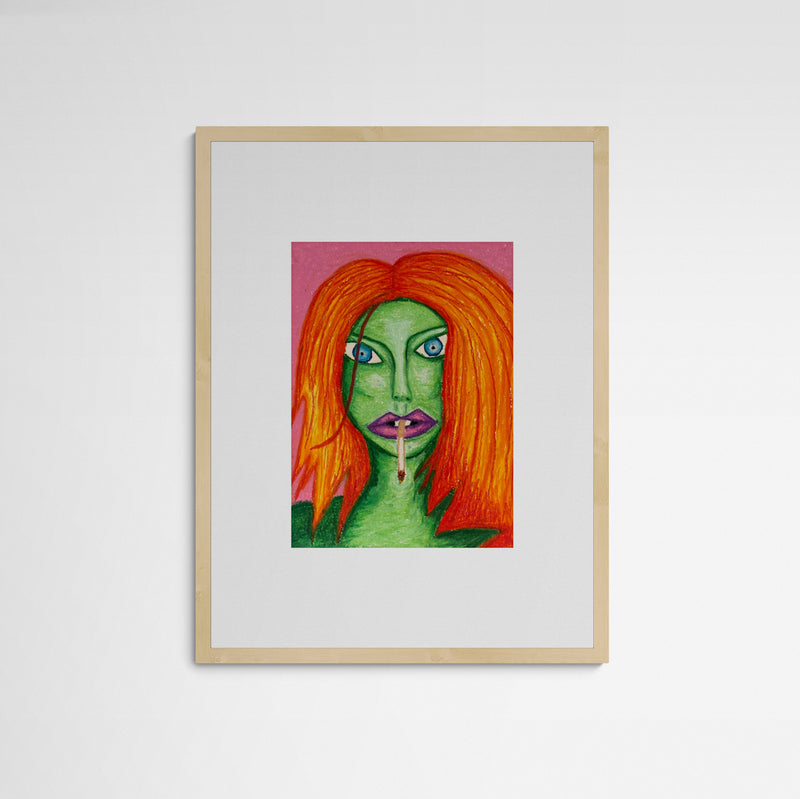 Daniela Torres Loca Smoking Frame Wood Holz