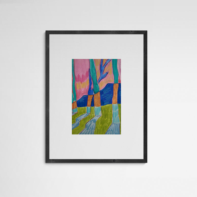 Gamze Yalçin ending of summer Frame Grey Grau