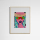 Daniela Torres CowGirl Frame Wood Holz