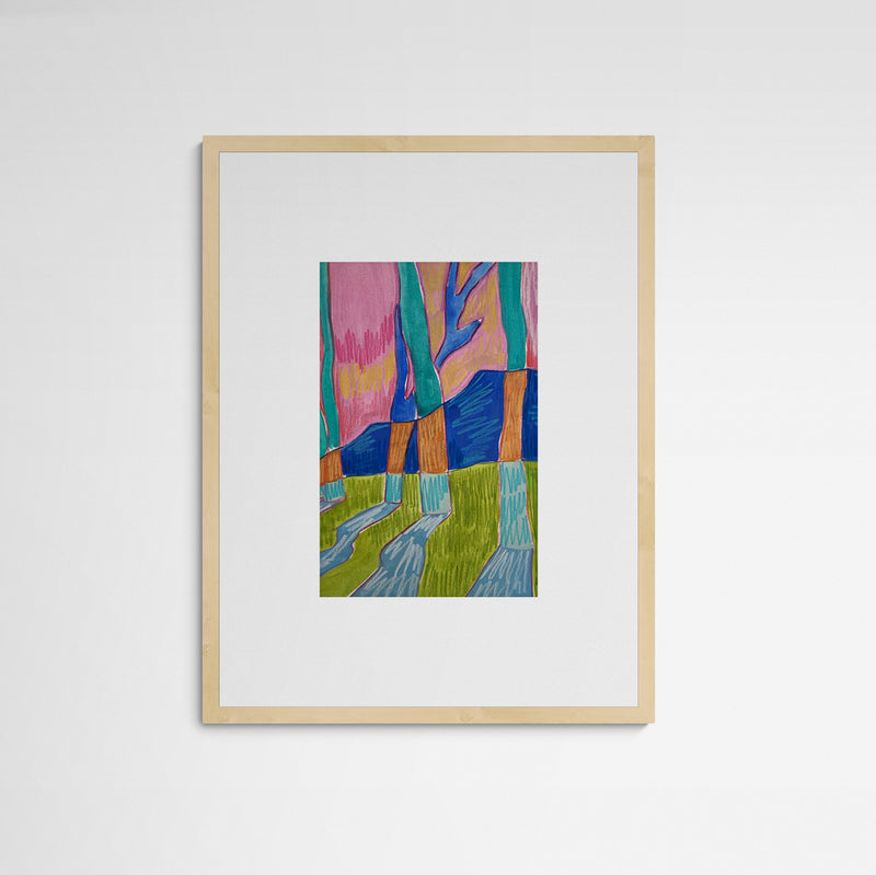 Gamze Yalçin ending of summer Frame Wood Holz