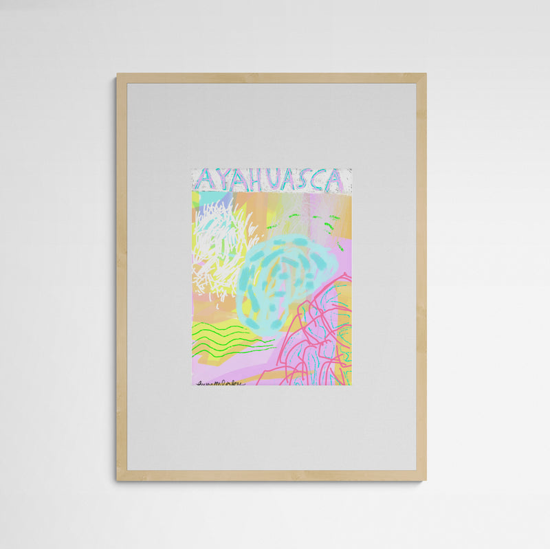 Ivan Summersky  AYAHUASCA Frame Wood Holz