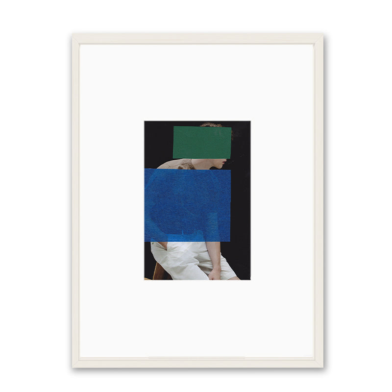 Claudia Tyborski Schwarzer Block (Original) Kunst100 Weiß