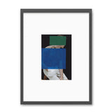 Claudia Tyborski Schwarzer Block (Original) Kunst100 Grau