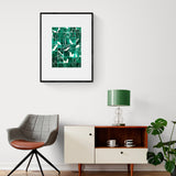 Johanna Grotzke Transparent Medium Green Tiles  Interior
