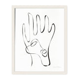 Vera Hilmars In her palm Kunst100 Weiß